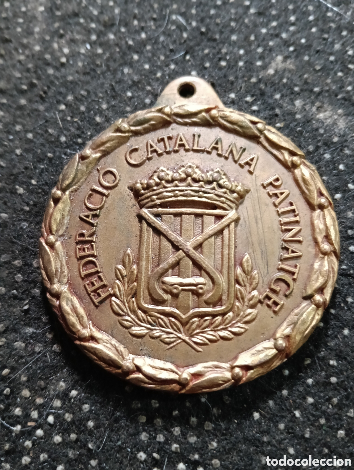 Medallas tem&aacute;ticas: Medalla de la Federaci&oacute;n Catalana de Patinaje 1983 mide 5 cm de di&aacute;metro