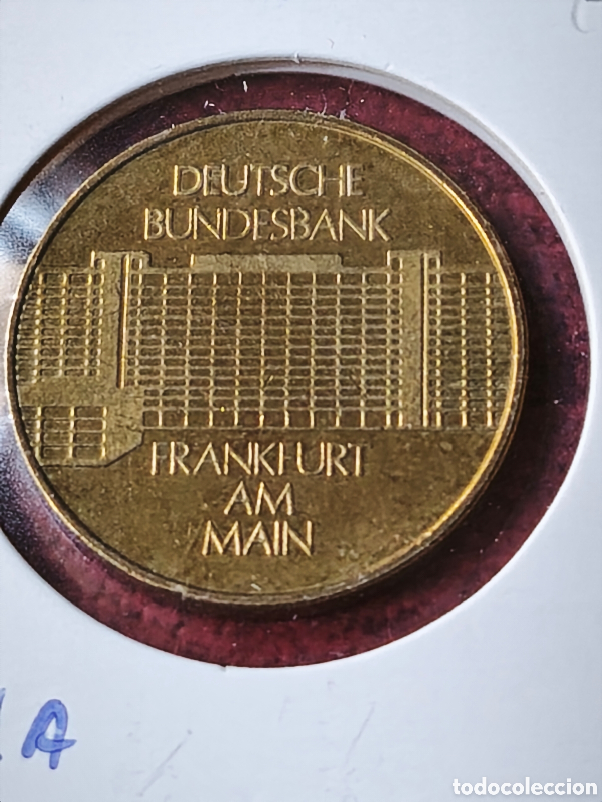 Medallas tem&aacute;ticas: Alemania. Ficha Museo Frankfurt