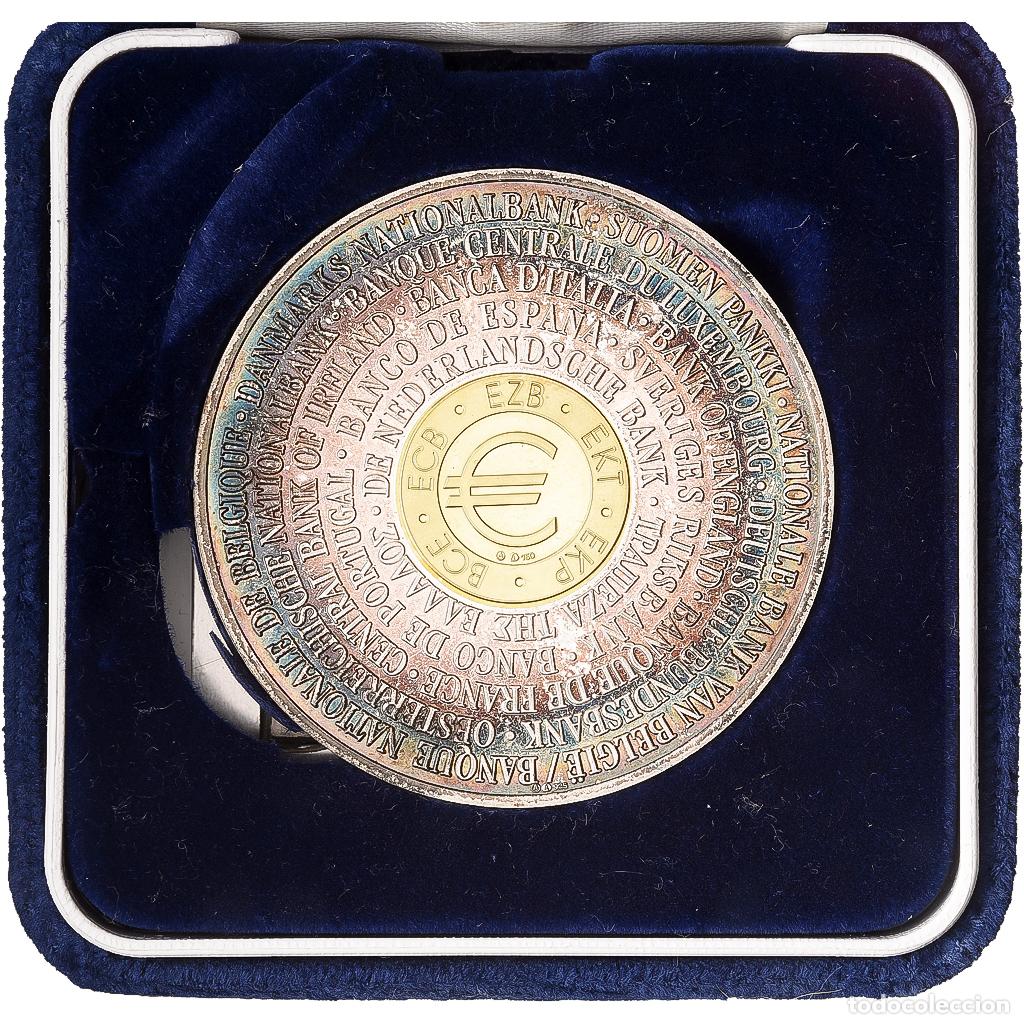 Medallas tem&aacute;ticas: [#982593] Zone euro, Medallion, 1998, AUSTRIAN MINT, Oro y plata, EBC+