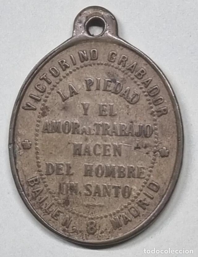 Medallas tem&aacute;ticas: Medalla San Isidro Labrador Patr&oacute;n de los agricultores de Madrid