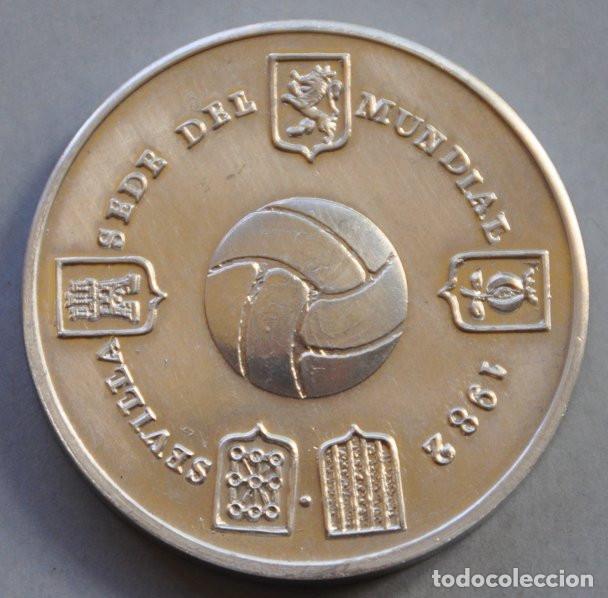 Medallas tem&aacute;ticas: MEDALLA DE ALUMINIO DE SEVILLA COMO SEDE DEL MUNDIAL 1982