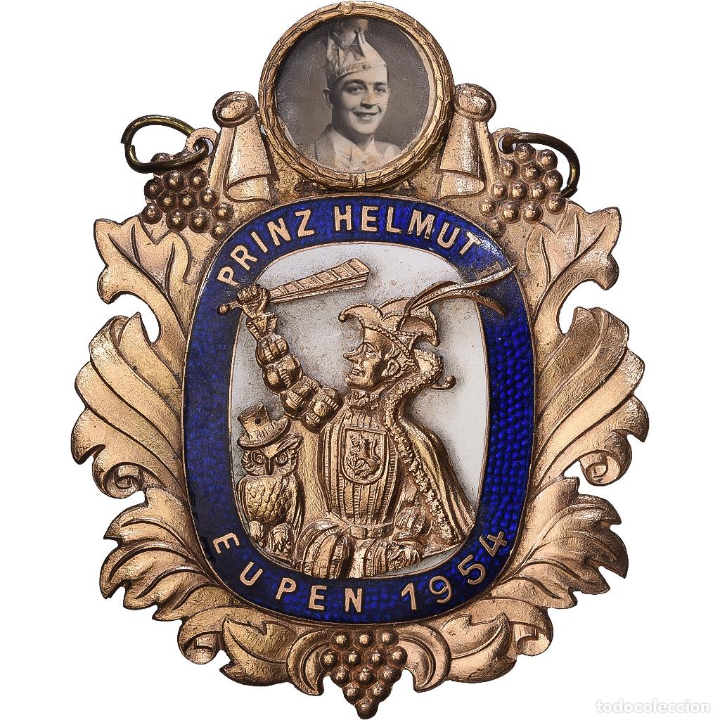 Medallas tem&aacute;ticas: [#1216863] B&eacute;lgica, medalla, Prinz Helmut, Eupen, 1954, Lat&oacute;n, MBC