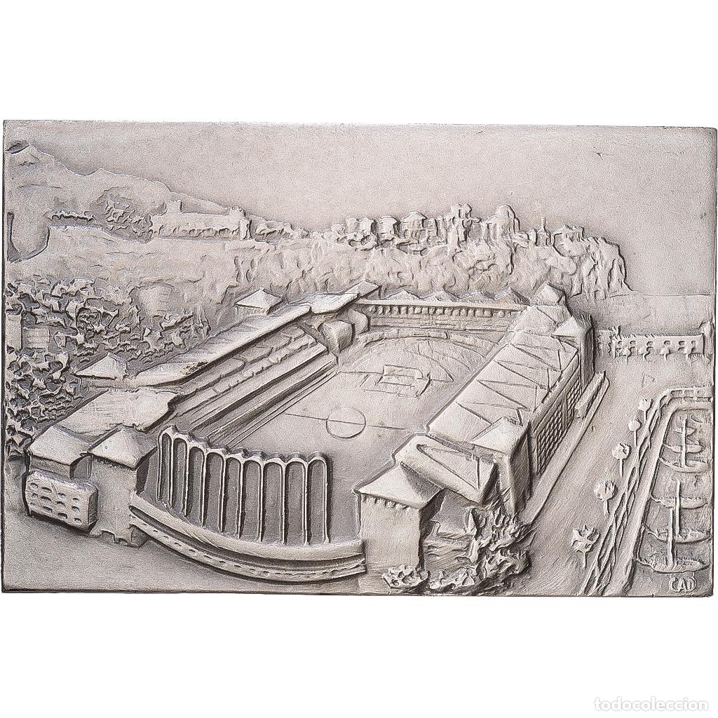 Medallas tem&aacute;ticas: [#1216874] M&oacute;naco, medalla, Stade Louis II, Inauguration par le Prince Rainier III, 1985
