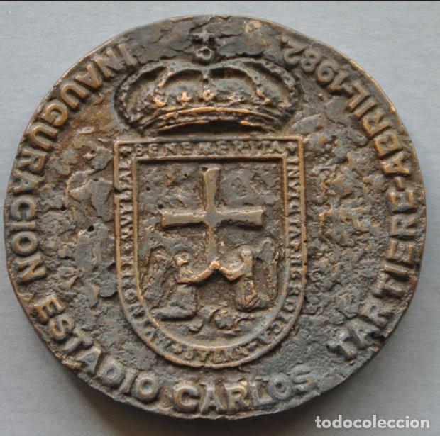 Medallas tem&aacute;ticas: MEDALLA DE LA INAUGURACION DEL ESTADIO CARLOS TARTIERE (OVIEDO) - ABRIL 1982