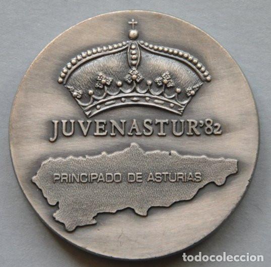 Medallas tem&aacute;ticas: MEDALLA 1&ordf; EXPOSICION FILATELICA REGIONAL JUVENIL JUVENASTUR '82 - GIJON