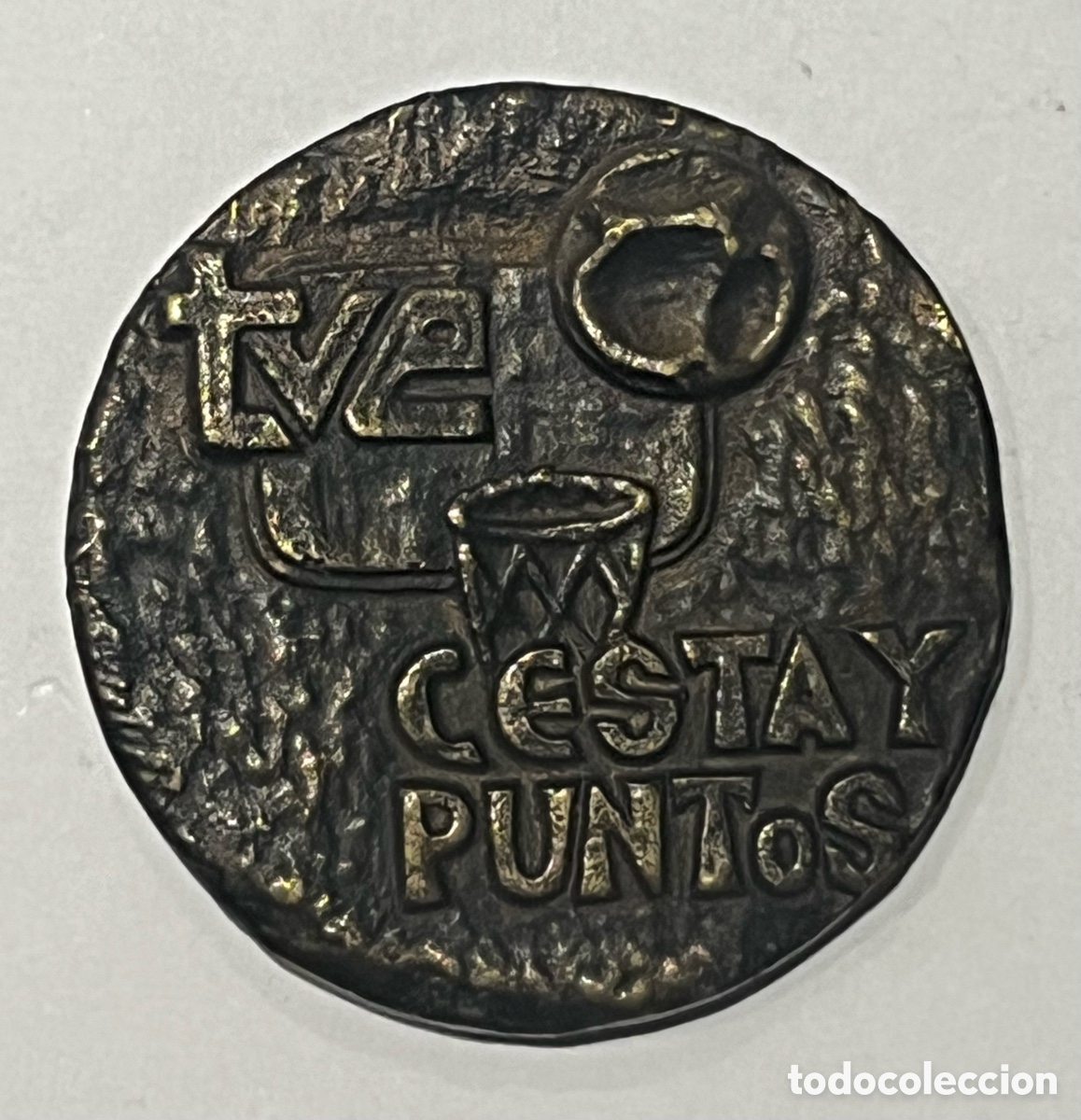 Medallas tem&aacute;ticas: MEDALLA TVE - CESTA Y PUNTOS - BRONCE
