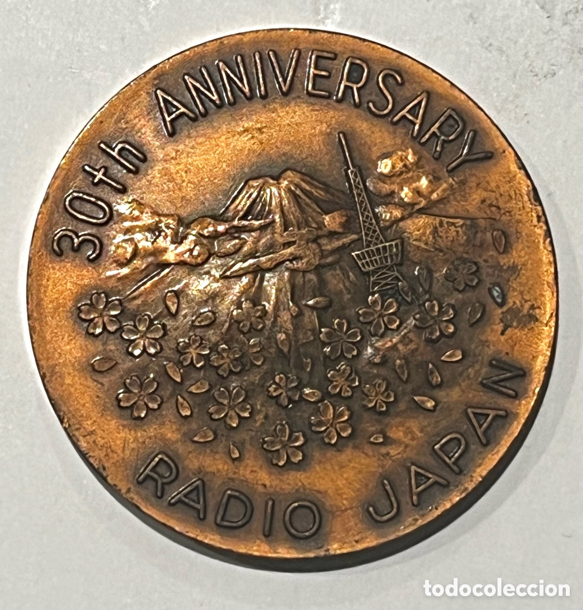 Medallas tem&aacute;ticas: MEDALLA 30TH ANNIVERSARY, RADIO JAPAN - NHK 1965