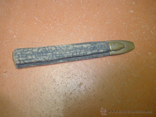 Militaria: Antigua doble funda de cuchillo, a identificar - Foto 1