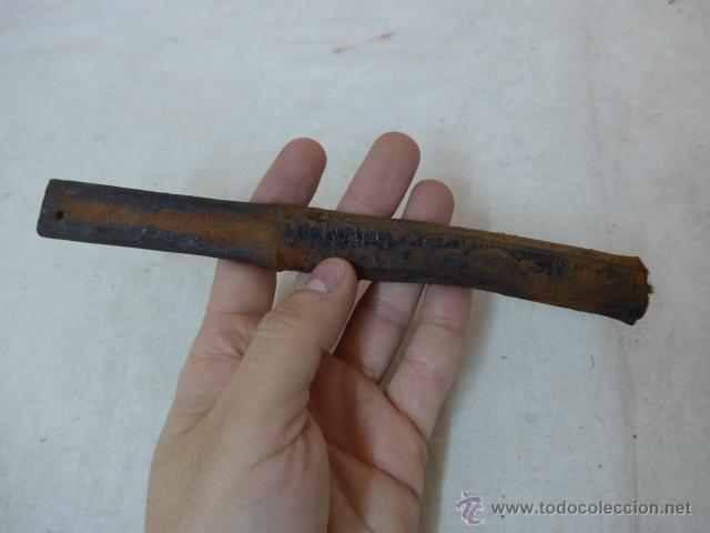 Militaria: Antigua parte de funda espada o espadin. - Foto 1
