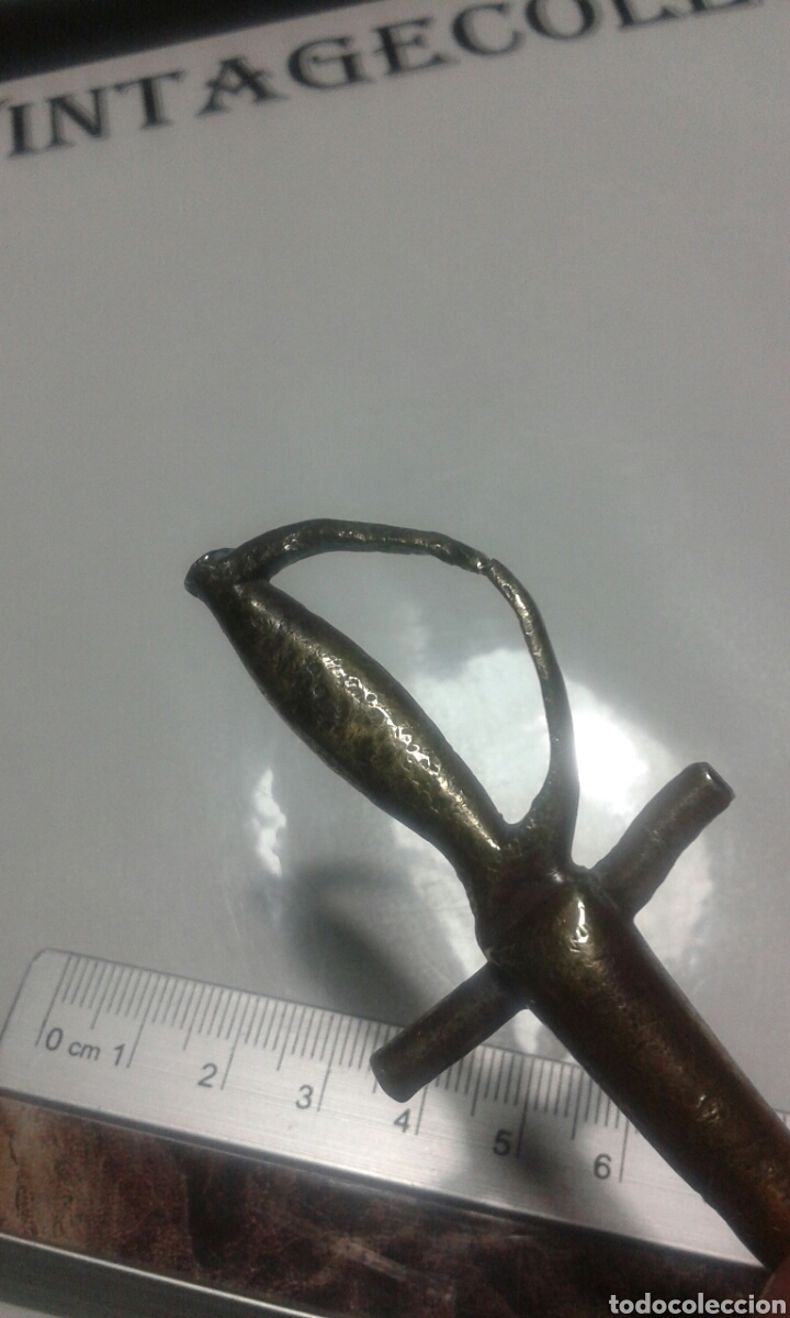 Militaria: Espada taurina en bronce. - Foto 4