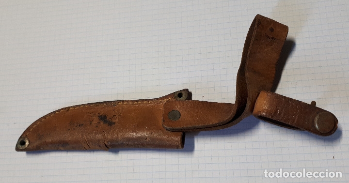 Militaria: Funda de cuero para machete - Foto 3