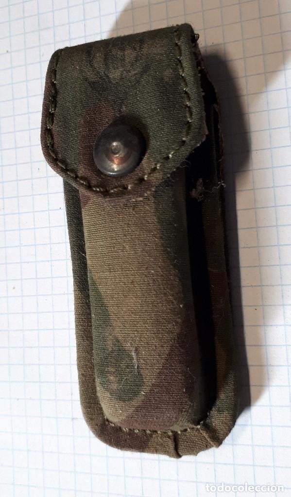 Militaria: Funda de navaja, 6 cm de longitud total - Foto 1