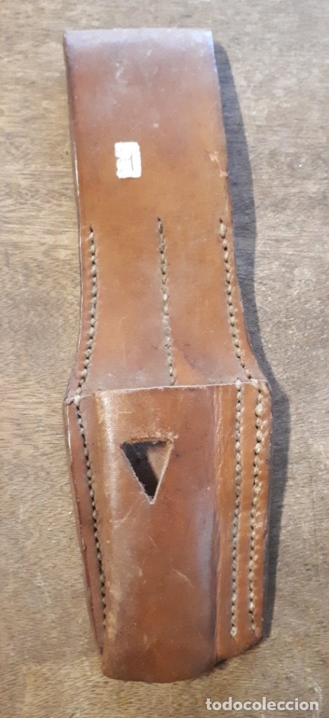 Militaria: Tahal&iacute; de cuero marr&oacute;n - Foto 1