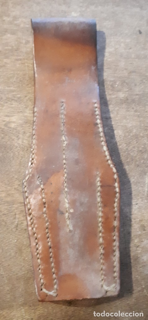 Militaria: Tahal&iacute; de cuero marr&oacute;n - Foto 2
