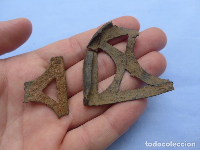 Militaria: * Muy antiguo lote de contera española para funda de cuchillo o espada, original. ZX - Foto 10 - 193287447