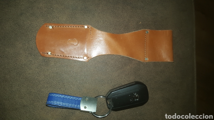 Militaria: FUNDA DE CUERO PARA CUCHILLO - Foto 1