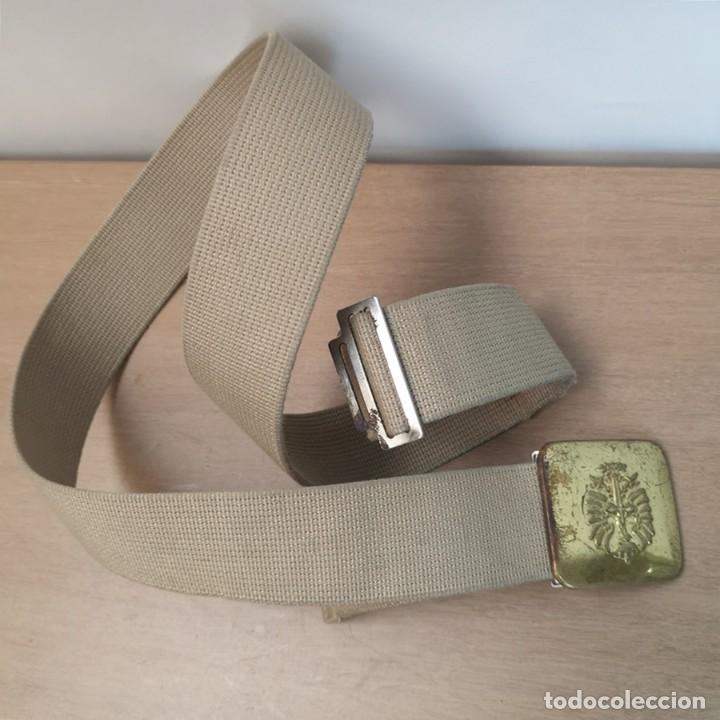 Militaria: Cintur&oacute;n de Lona del Ej&eacute;rcito de Tierra - Foto 2