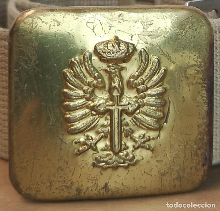 Militaria: Cintur&oacute;n de Lona del Ej&eacute;rcito de Tierra - Foto 3