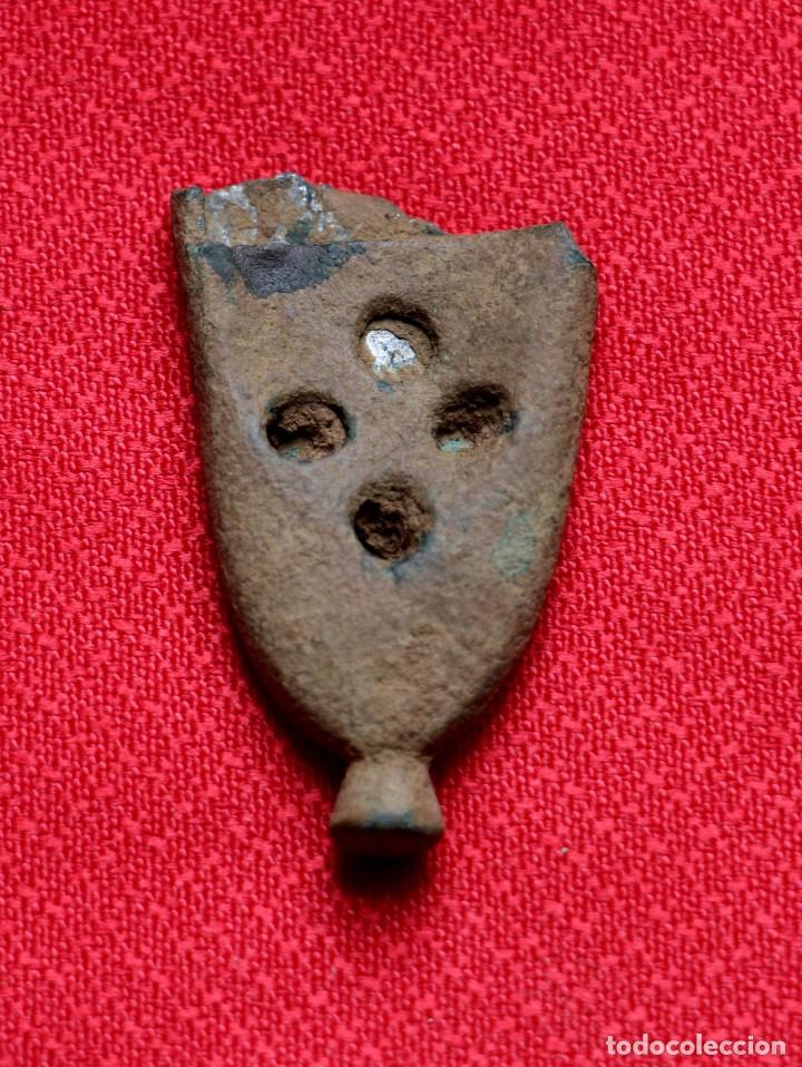 Militaria: contera medieval grande - Foto 1