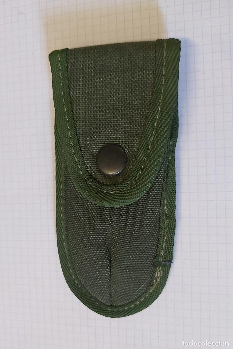 Militaria: Funda de navaja verde, 10,5 cm - Foto 1