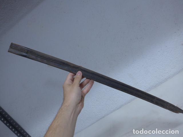 Militaria: Antigua funda de cuero de espada, original. - Foto 5