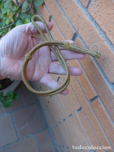 Militaria: ANTIGUO FIADOR ESPADA SABLE DE OFICIAL - Foto 1