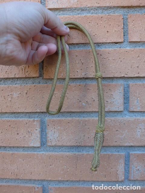Militaria: ANTIGUO FIADOR ESPADA SABLE DE OFICIAL - Foto 4