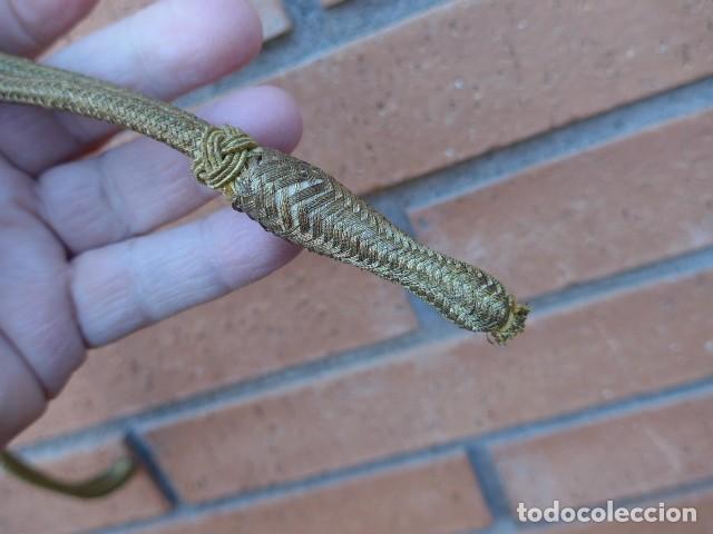 Militaria: ANTIGUO FIADOR ESPADA SABLE DE OFICIAL - Foto 5