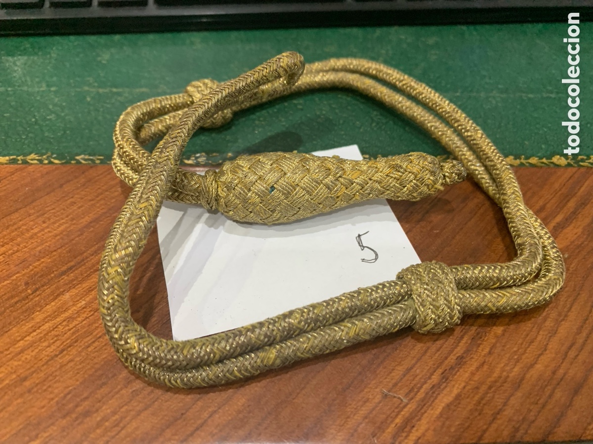 Militaria: Fiador dorado Ejercito Espa&ntilde;ol para Sable - Foto 7