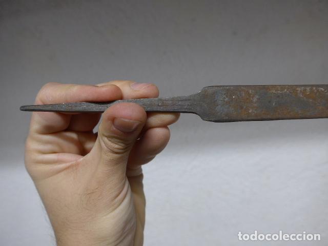Militaria: Antigua hoja de cuchillo, para restaurar. - Foto 2
