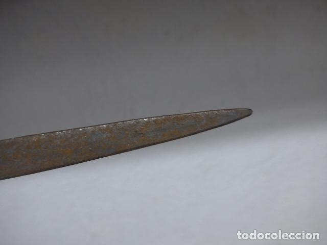 Militaria: Antigua hoja de cuchillo, para restaurar. - Foto 4