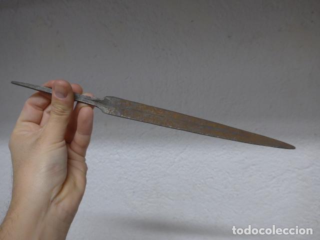 Militaria: Antigua hoja de cuchillo, para restaurar. - Foto 5