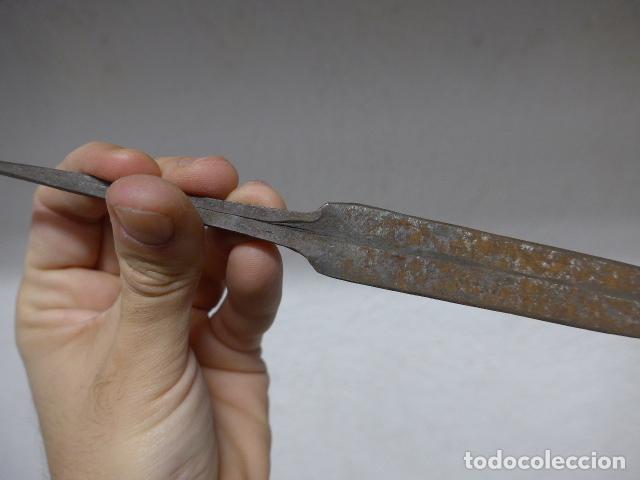 Militaria: Antigua hoja de cuchillo, para restaurar. - Foto 6