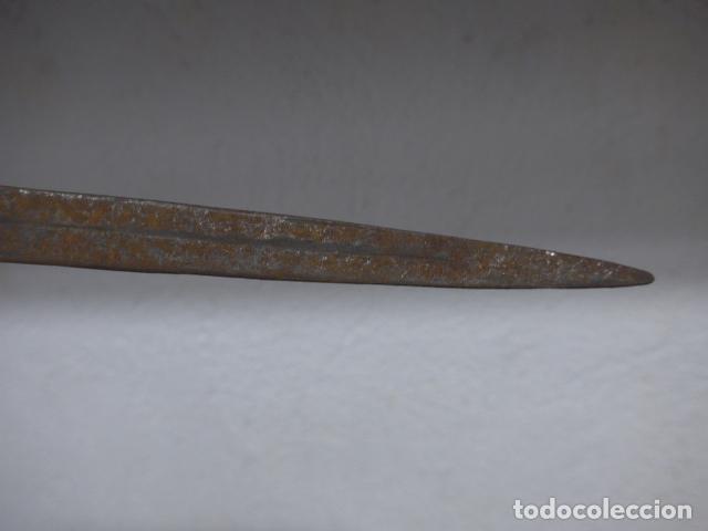 Militaria: Antigua hoja de cuchillo, para restaurar. - Foto 7