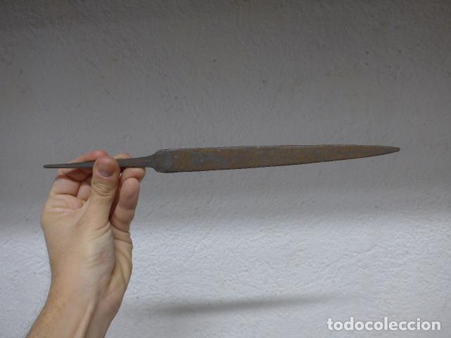 Militaria: Antigua hoja de cuchillo, para restaurar. - Foto 1
