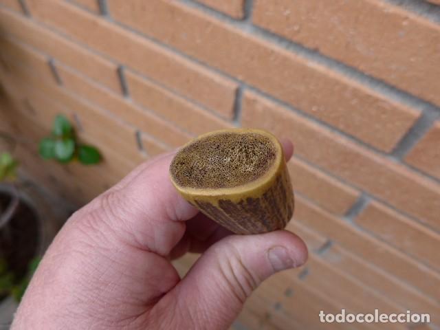 Militaria: ANTIGUO MANGO O EMPU&Ntilde;ADURA DE CUCHILLO - Foto 6