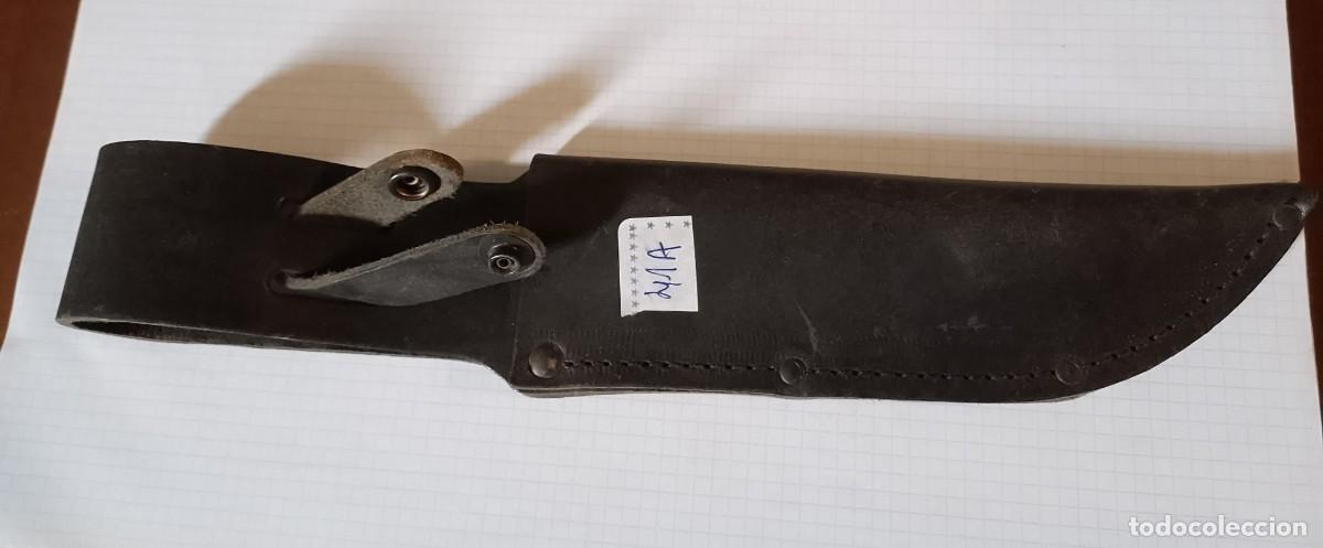 Militaria: Funda de piel para cuchillo - Foto 1