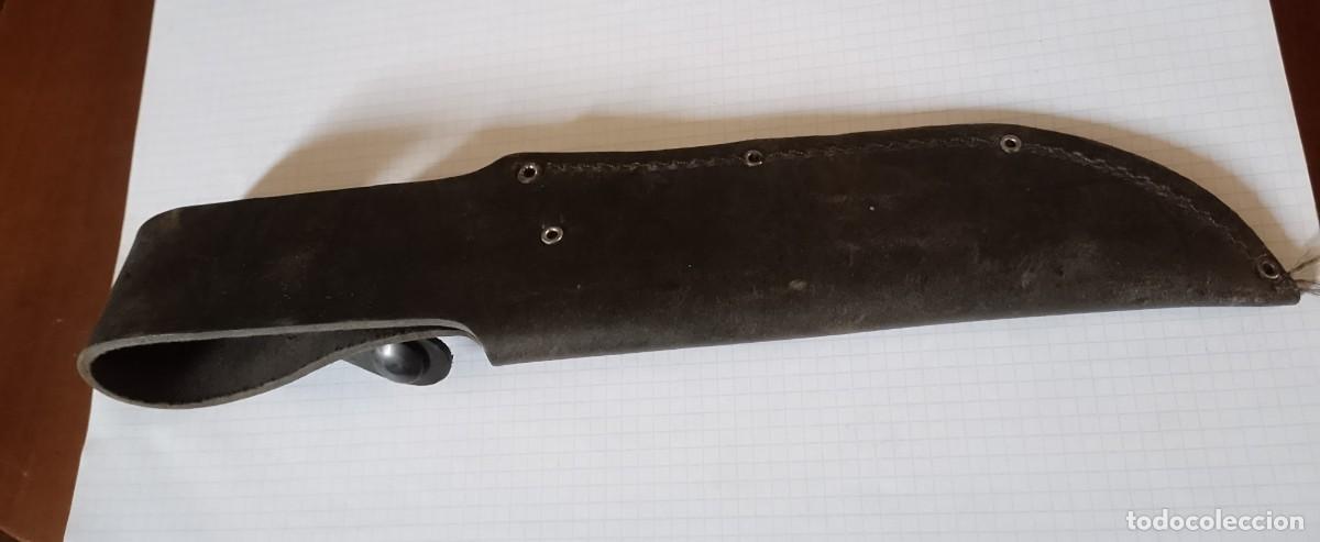 Militaria: Funda de piel para cuchillo - Foto 2