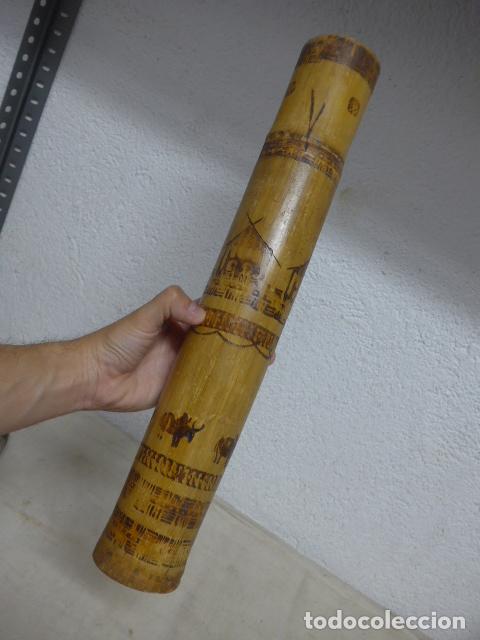 Militaria: Antiguo carcaj de flechas pintado, a identificar, seguramente indios ? amazonas ? - Foto 5