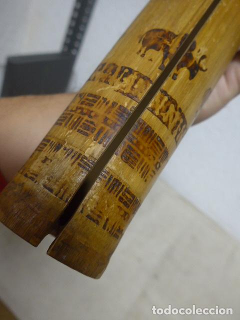 Militaria: Antiguo carcaj de flechas pintado, a identificar, seguramente indios ? amazonas ? - Foto 8