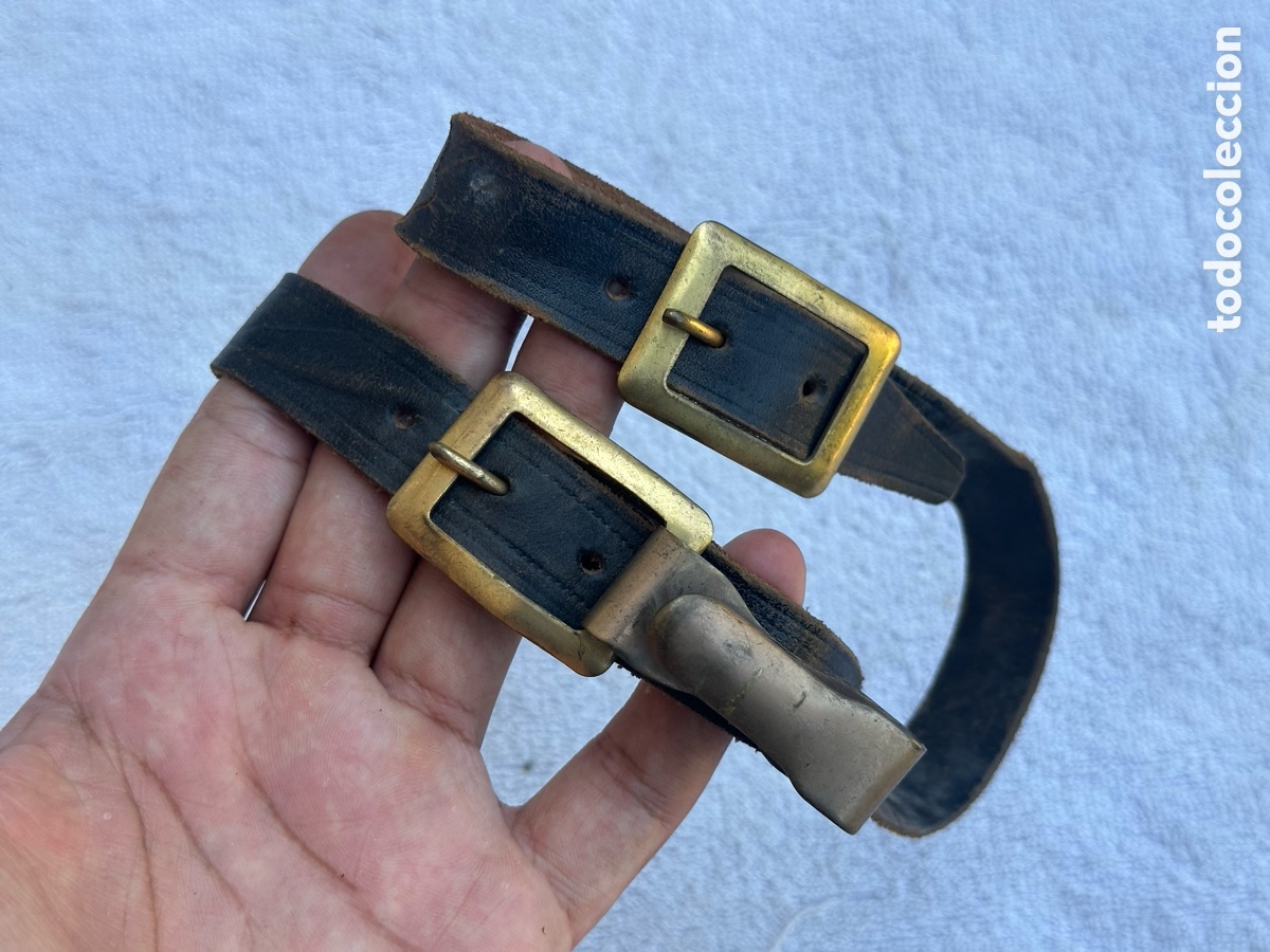 Militaria: ANTIGUO PORTA ESPADA SABLE DE CUERO PORTASABLE