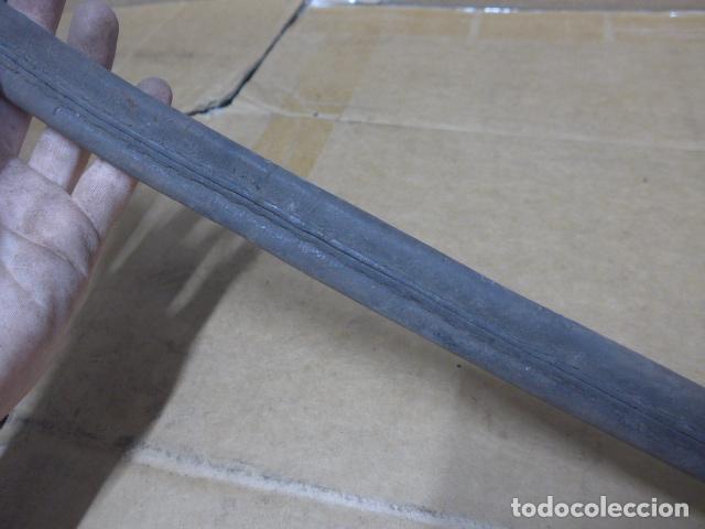 Militaria: Antigua funda de cuero de espada, original - Foto 6
