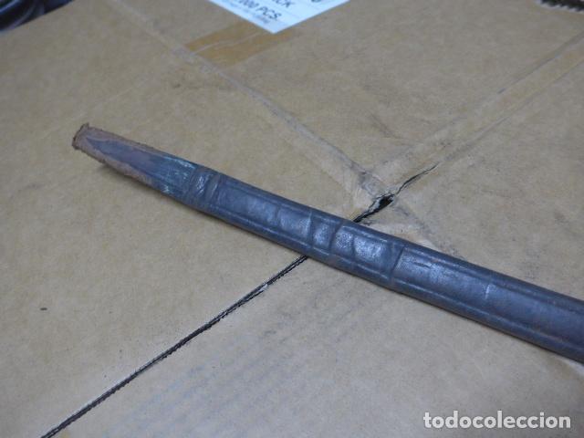 Militaria: Antigua funda de cuero de espada, original - Foto 4