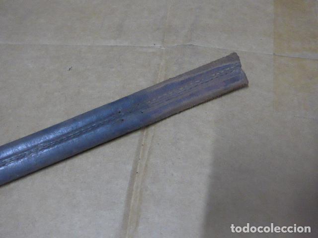 Militaria: Antigua funda de cuero de espada, original - Foto 5