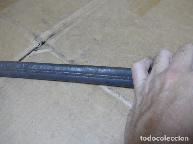 Militaria: Antigua funda de cuero de espada, original - Foto 6