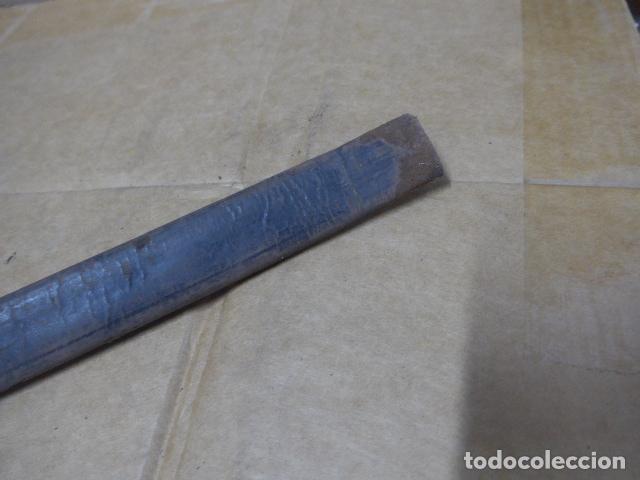 Militaria: Antigua funda de cuero de espada, original - Foto 2