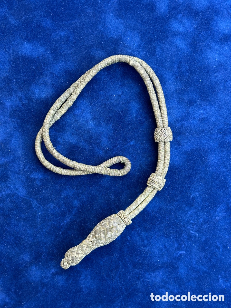 Militaria: ANTIGUO FIADOR DORADO ESPADA SABLE