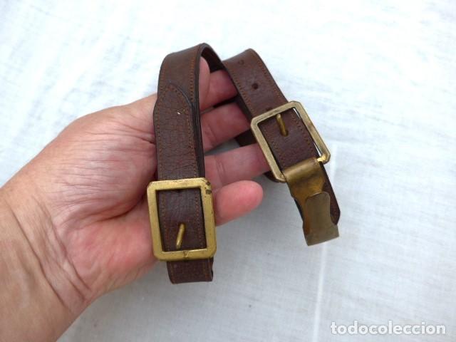 Militaria: ANTIGUO PORTASABLE ESPADA CUERO MARRON PORTA SABLE GUERRA CIVIL