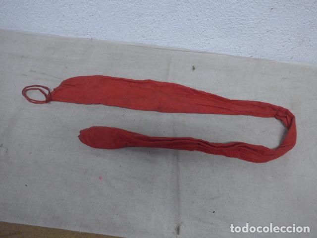 Militaria: Antigua funda de espada en rojo, original, principios s.XX