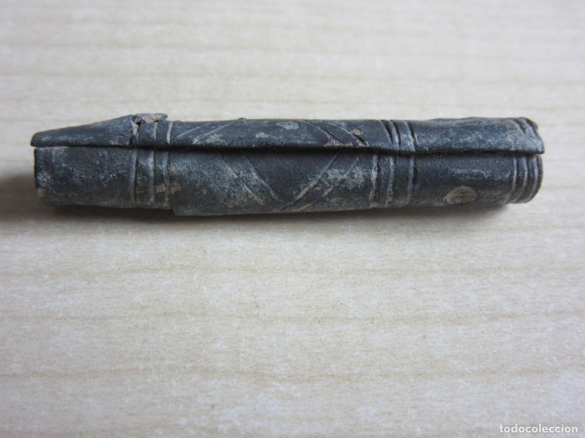 Militaria: Mango de bronce decorado Probable &eacute;poca Longitud 5 cm - Foto 4